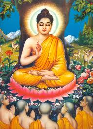 Buddha under the gaya tree